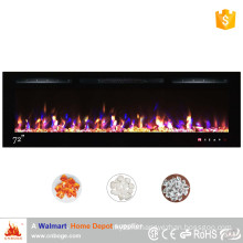 Newest 72" decor flame electric fireplace insert